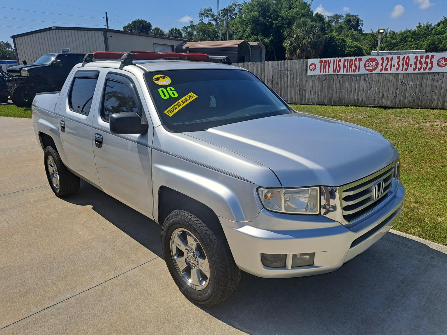 2006 Silver /GRAY Honda Ridgeline (2HJYK16296H) , located at 1181 Aurora Rd, Melbourne, FL, 32935, (321) 241-1100, 28.132914, -80.639175 - Photo#2